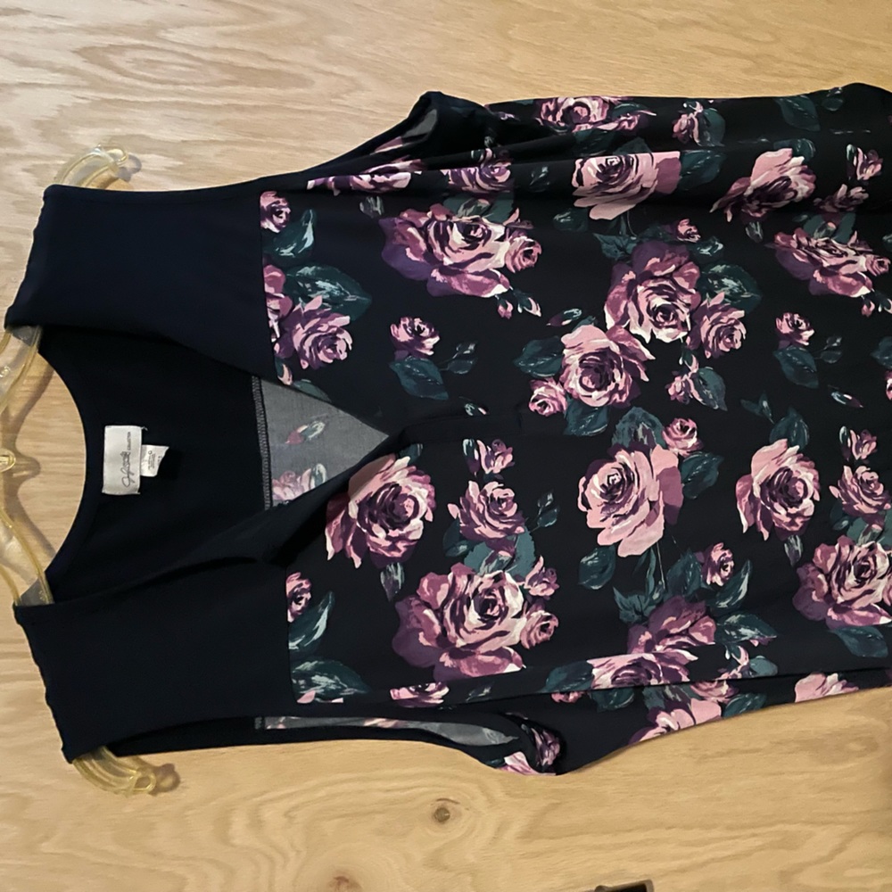 Jaclyn Smith Collection tank top with flowers